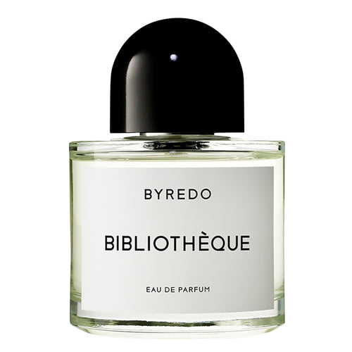 Byredo Bibliothèque eau de parfum bottle on a white background