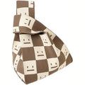 Knot Wrist Knit Tote Bag