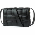 Padded Woven Cassette Crossbody Bag