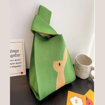 Duck Knot Wrist Tote Bag