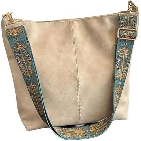 Women's Casual Shoulder & Crossbody Tote Bag Beige