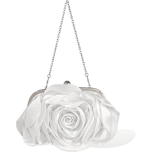 Rose Floral Evening Clutch