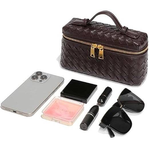 Woven Box Crossbody Bag