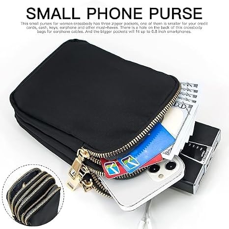 Waterproof Nylon Mini Crossbody Bag