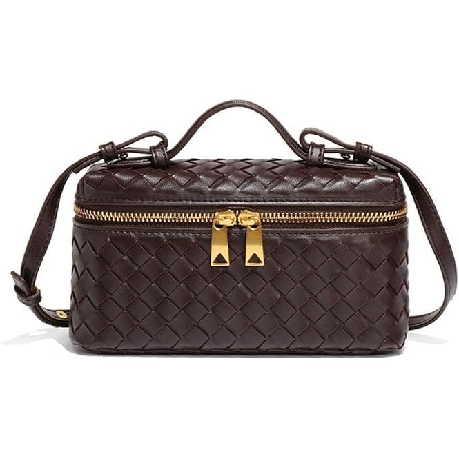 Woven Box Crossbody Bag