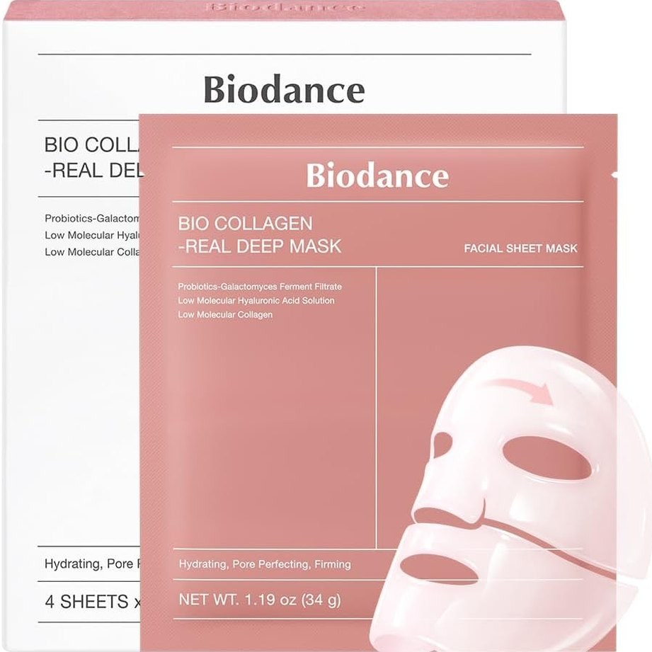 Biodance Bio Collagen Real Deep Mask packaging on a white background