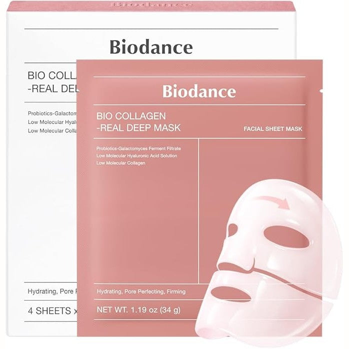 Biodance Bio Collagen Real Deep Mask packaging on a white background