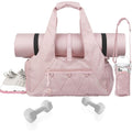 Gym & Travel Duffel Bag with Shoe Compartment – Pink