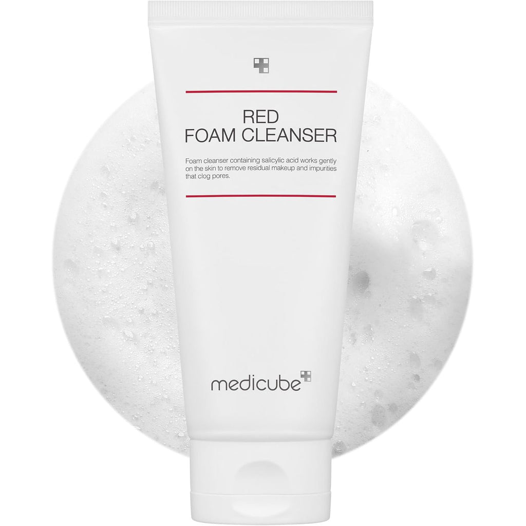 medicube Red Foam Cleanser with Salicylic Acid for Oily Skin