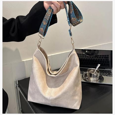 Women's Casual Shoulder & Crossbody Tote Bag Beige