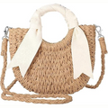 Straw Woven Crossbody Bag
