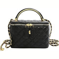 Quilted Box Crossbody Bag