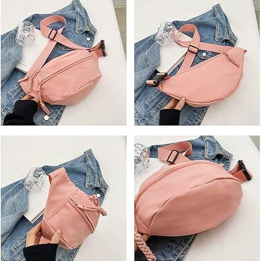 Pink Sling Crossbody Bag