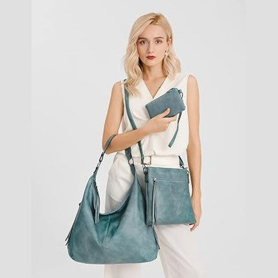 Hobo Shoulder Bag Set