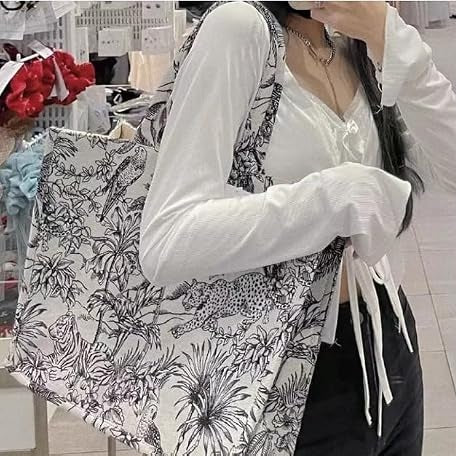 Women's Tropical Print Designer Tote Bag