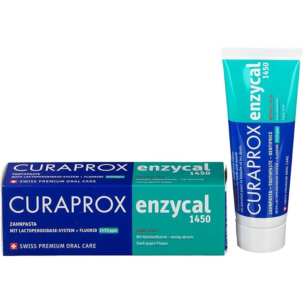 Curaprox Enzycal 1450 Fluoride Toothpaste 75ml