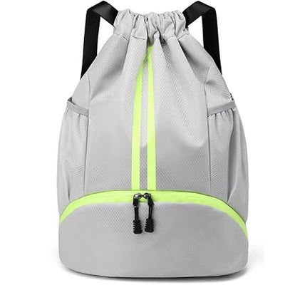 Sports Drawstring Backpack – Grey