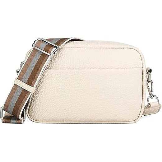 Leather Camera Crossbody Bag