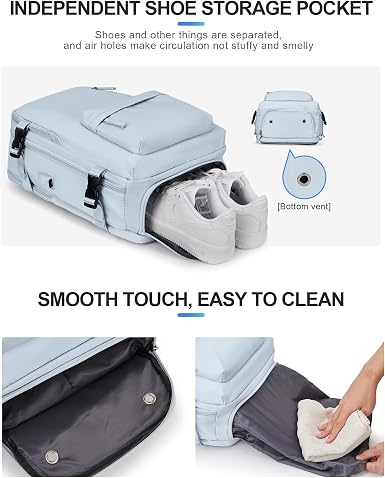 40L Travel Backpack – Carry-On & Laptop