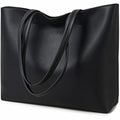Ladies Tote Bag – Black PU Leather