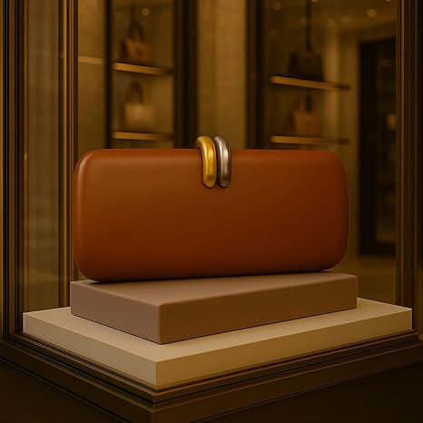 PU Leather Evening Clutch Bag