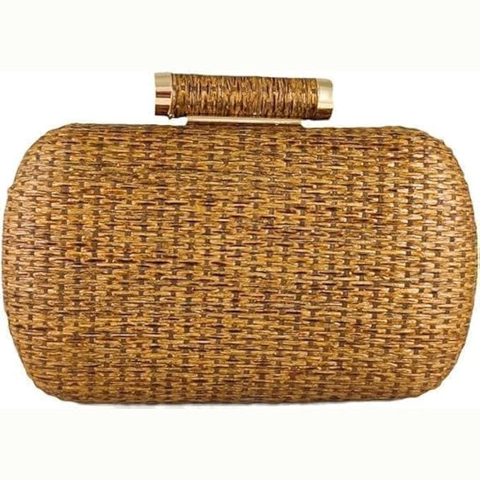 Straw Rattan Clutch Bag