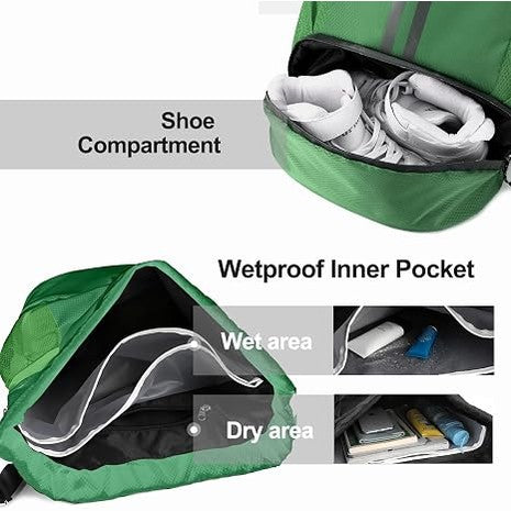 Sports Drawstring Backpack – Green
