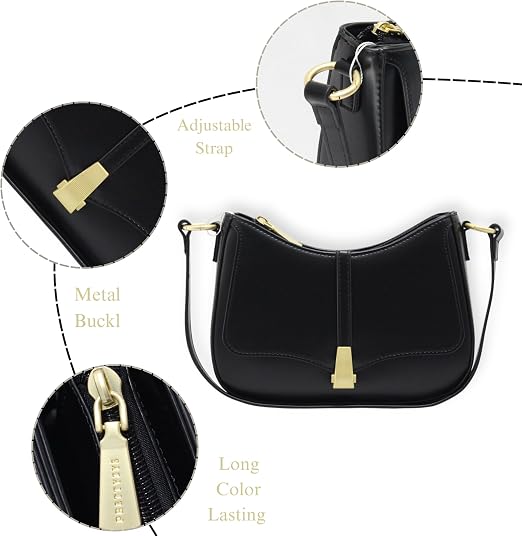 Minimalist Crescent Shoulder Bag