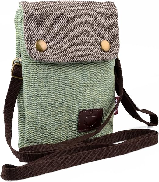 Canvas Crossbody Phone Purse & Travel Pouch