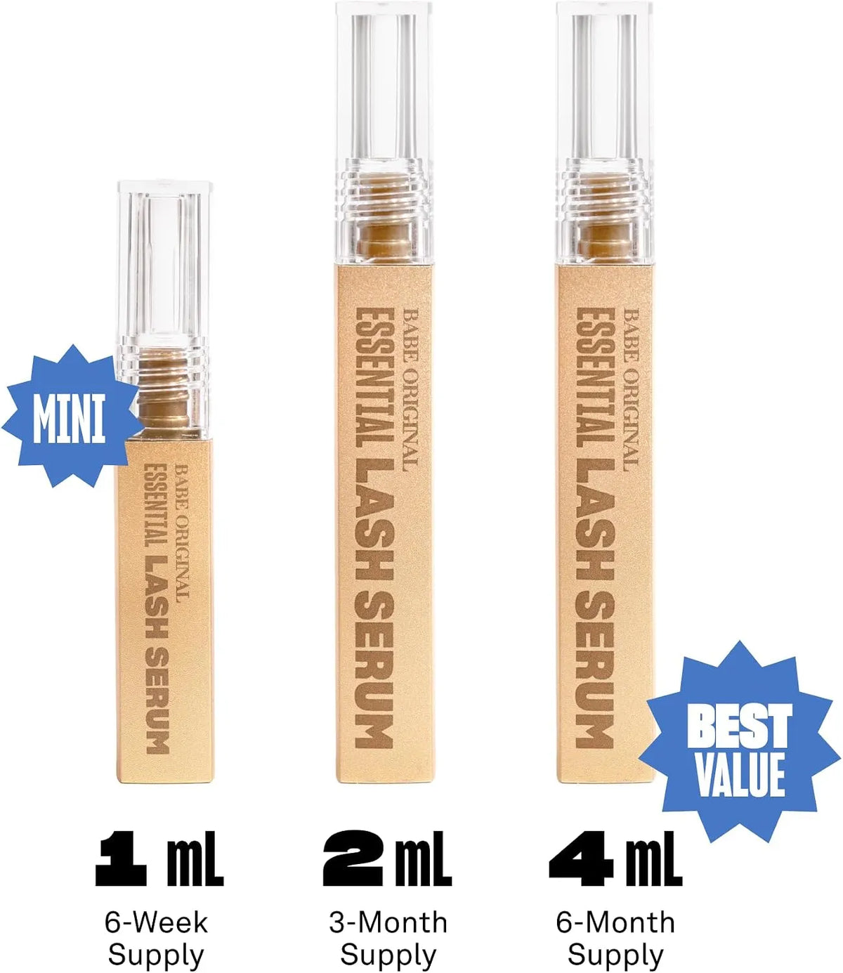 Babe Original Lash Serum 2ml 3-Month Supply
