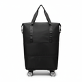 Black Rolling Duffle White