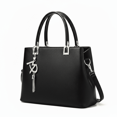 Black Satchel – White Background