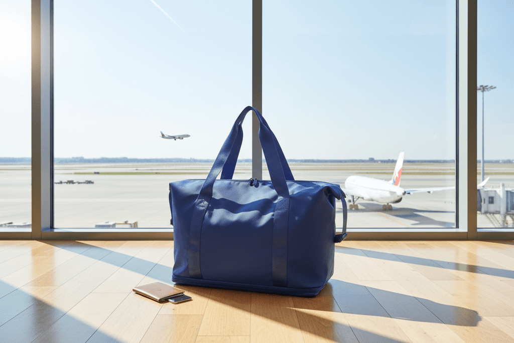 Blue Bag - Airport Lounge Background