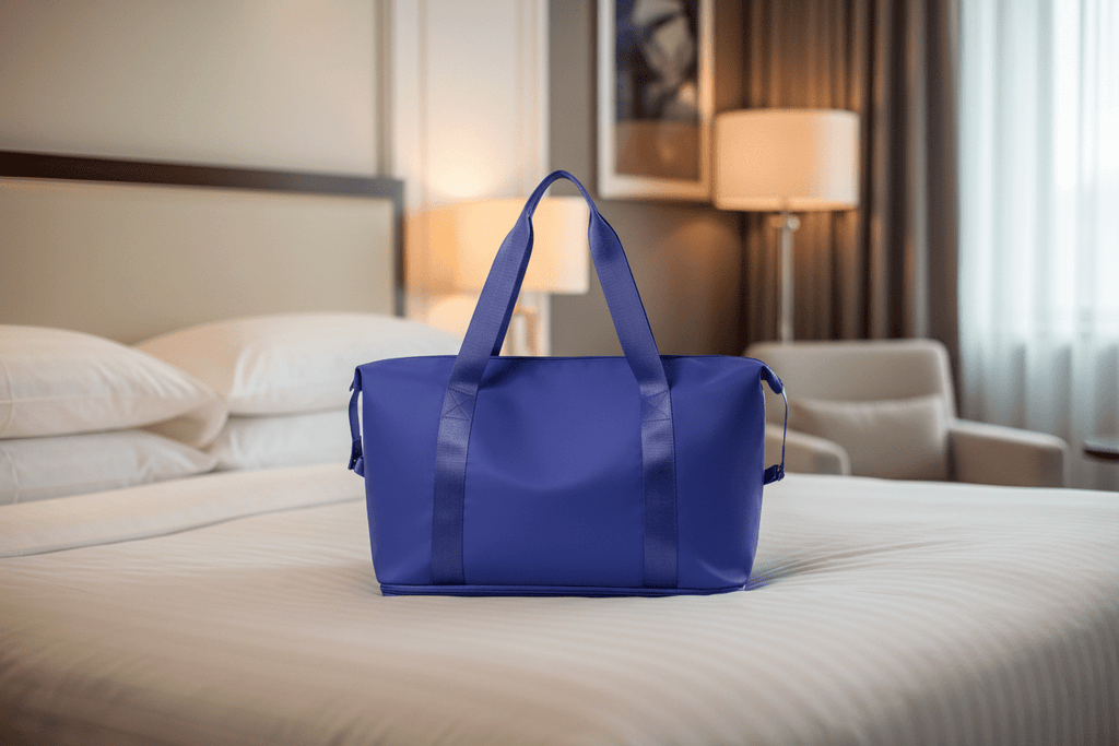 Blue Bag - Hotel Room Background