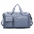 Blue Oxford Duffel Bag – No Logo