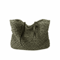 Boho Straw Bag – White Background