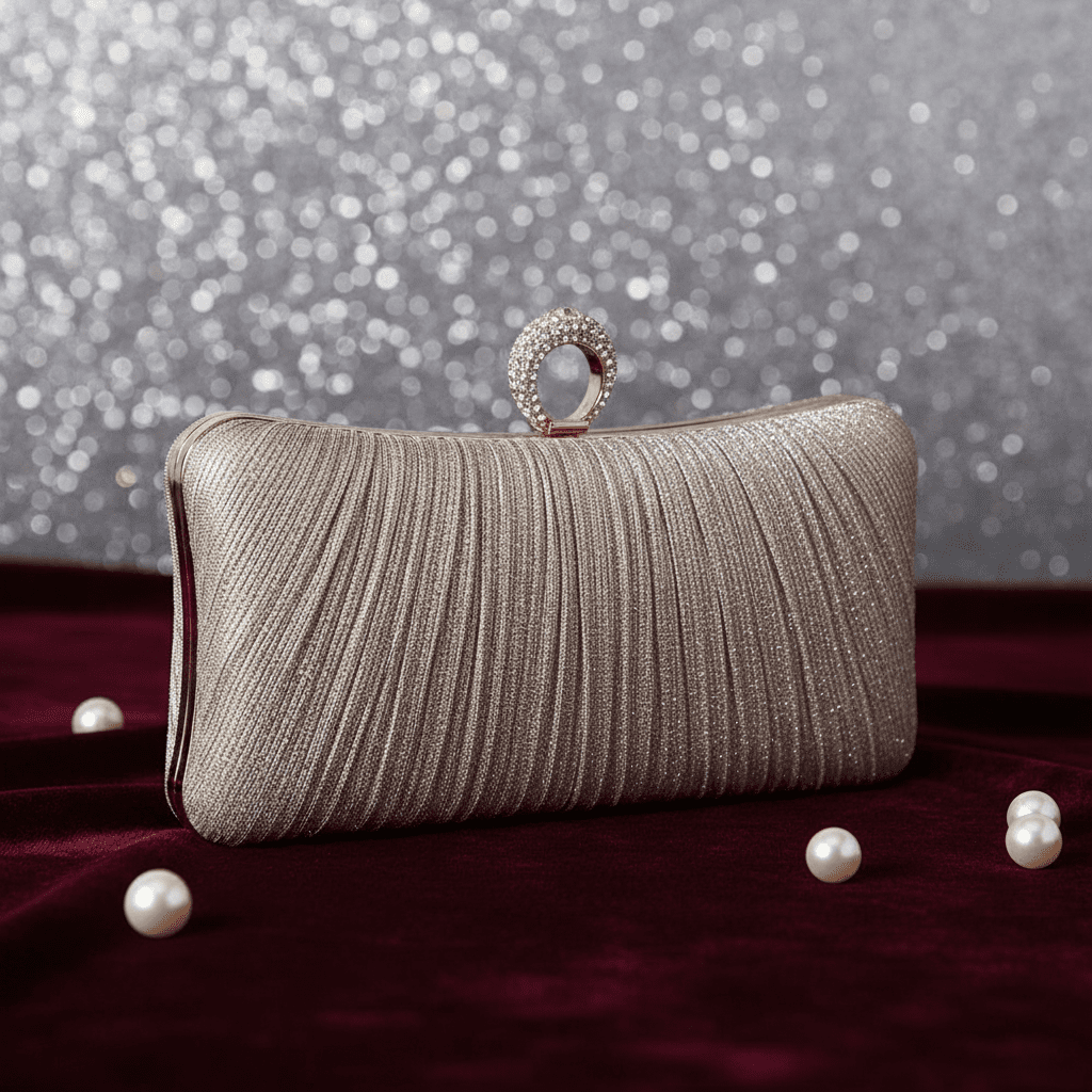 Burgundy Velvet Silver Bokeh Background