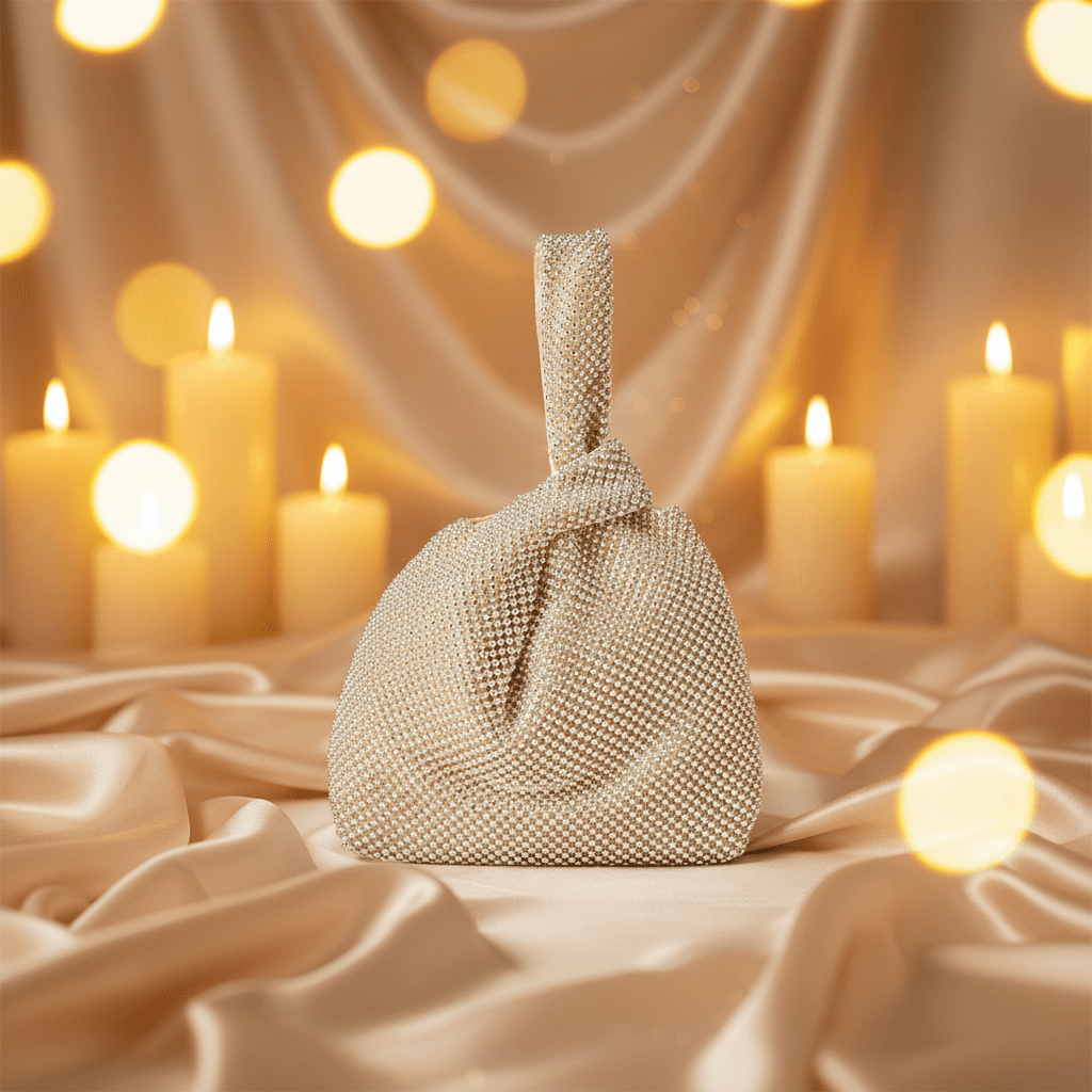 Champagne Silk Candlelight Background