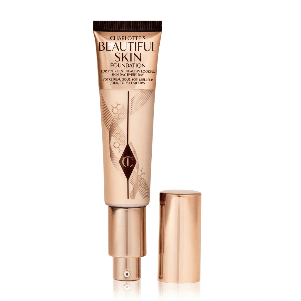 Charlotte Tilbury Beautiful Skin Foundation on white background