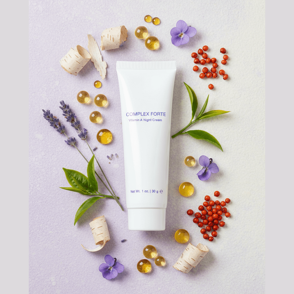 Complex Forte Ingredient Flat Lay