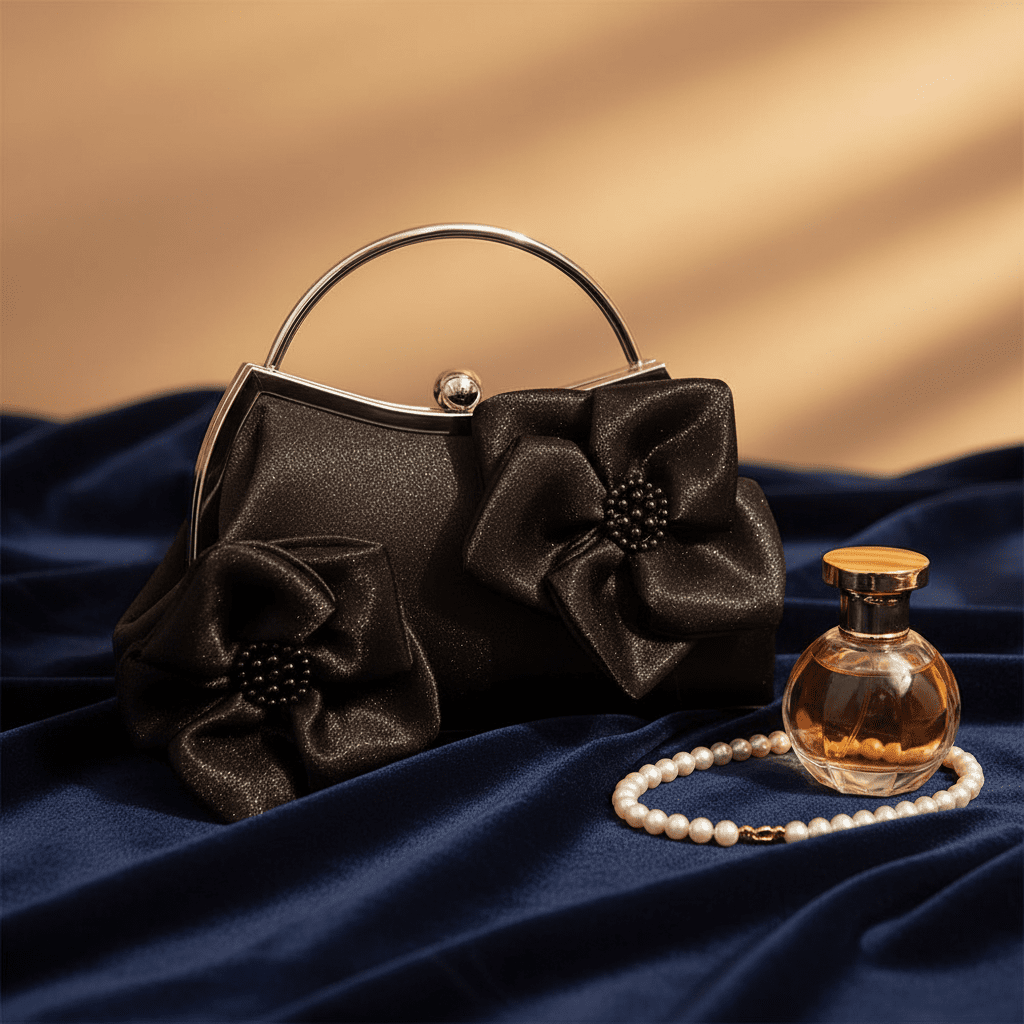 Dark Velvet Evening Bag