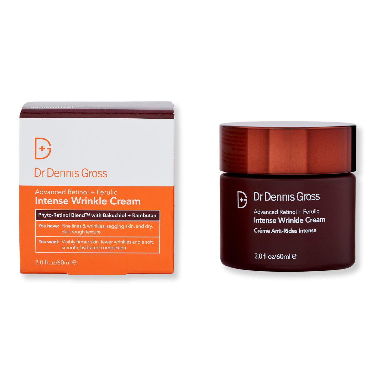 Dr. Dennis Gross Advanced Retinol + Ferulic Intense Wrinkle Cream 2 oz.