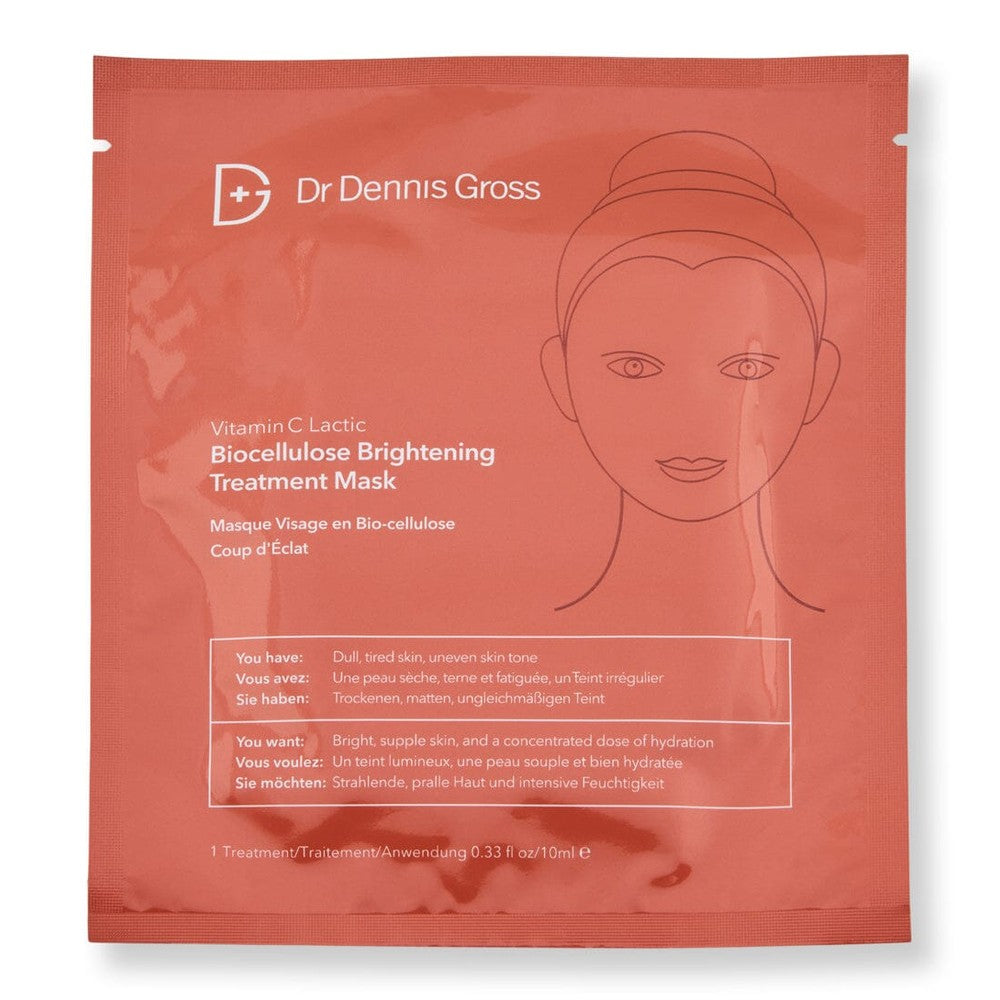 Dr. Dennis Gross Vitamin C Lactic Biocellulose Brightening Treatment Mask