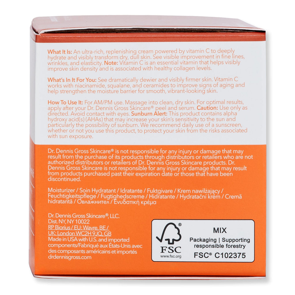 Dr. Dennis Gross Vitamin C Lactic Dewy Deep Cream 2 fl oz