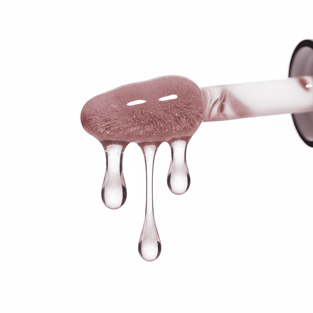 e.l.f. Lip Oil applicator close-up