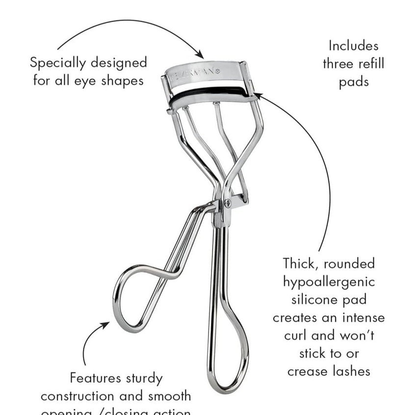 Tweezerman Classic Lash Curler 1034 R Silver Pack of 1