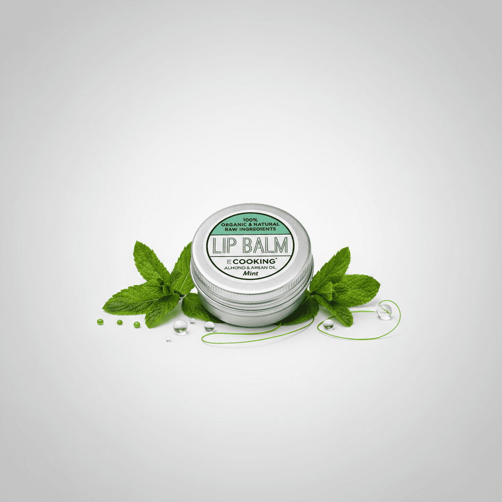 Ecooking Lip Balm Grey Background