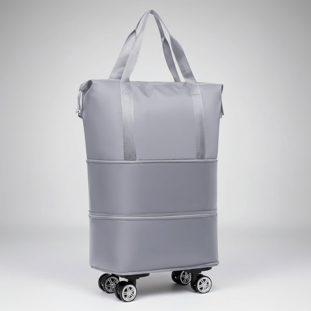 Grey Rolling Duffle Grey Gradient