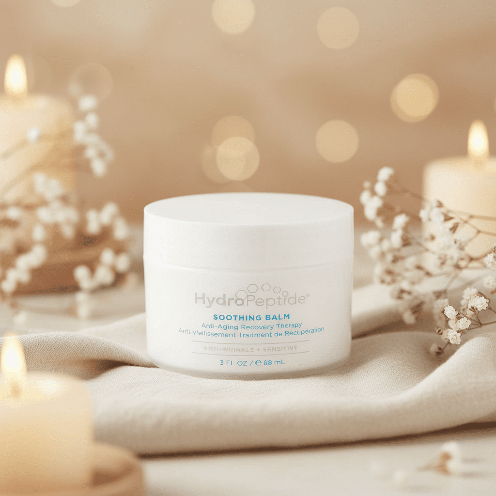 HydroPeptide Soothing Balm Recovery Therapy - AI Generated Background