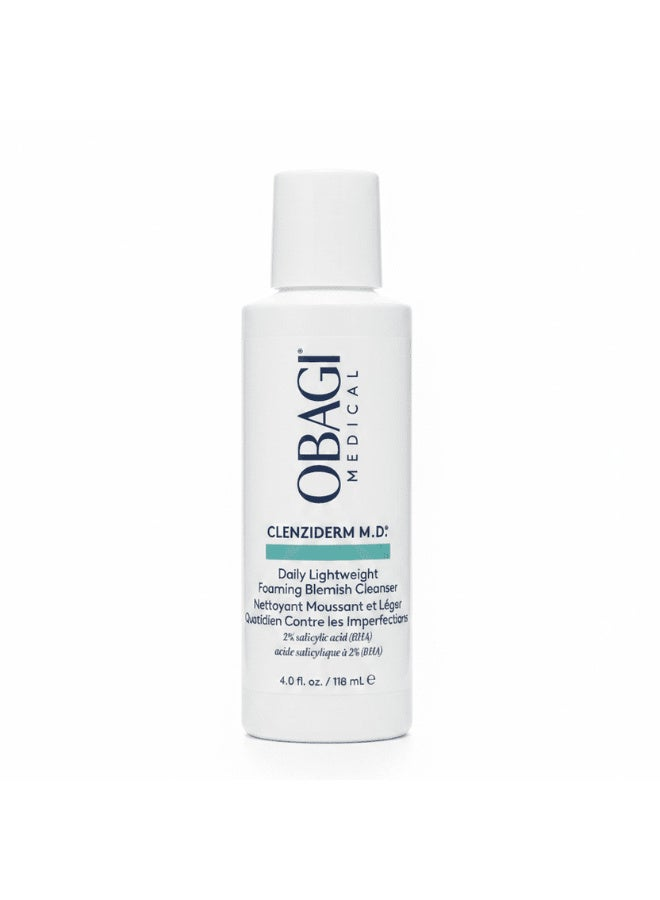 Obagi CLENZIderm M.D. Daily Lightweight Foaming Blemish Cleanser 118ml